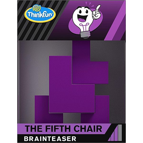 Ravensburger Verlag ThinkFun - 76383 - Fifth Chair - Ein Brainteaser mit vier kleinen Stühlen, wer baut daraus einen fünften Stuhl? Tolles G