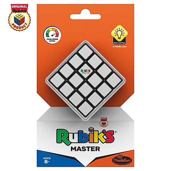 Ravensburger Verlag Thinkfun - 76400 - Rubik's Master, Zauberwürfel im 4x4 Format, grössere Herausforderung als der original Rubik's Cube 3x3