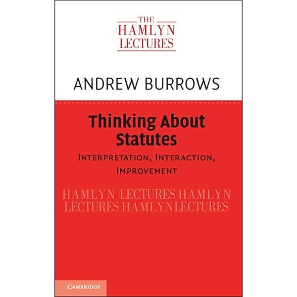 Thinking about Statutes, Andrew Burrows