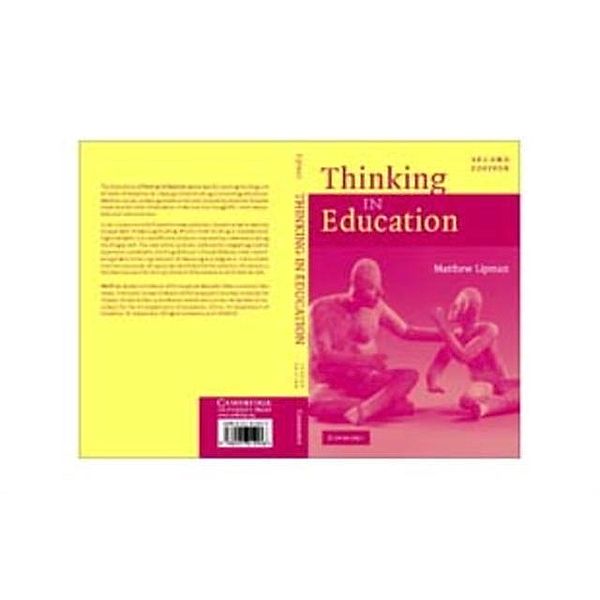 Thinking in Education, Matthew Lipman