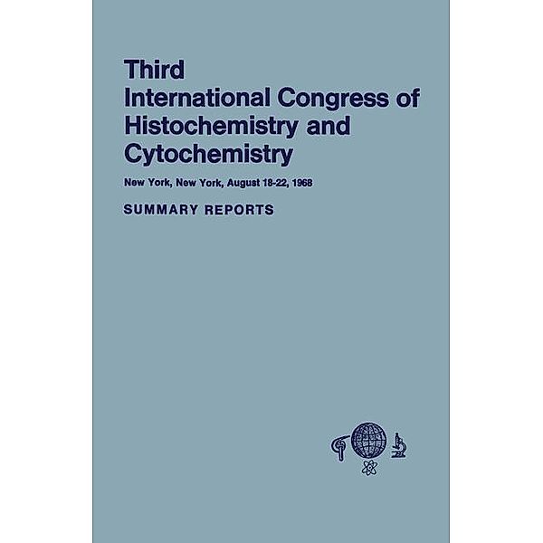 Third International Congress of Histochemistry and Cytochemistry, Robert M. Rosenbaum