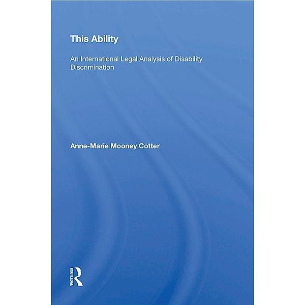This Ability, Anne-Marie Mooney Cotter