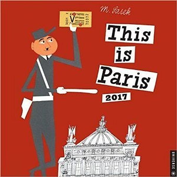 This is Paris 2017 Wall Calendar, Miroslav Sasek