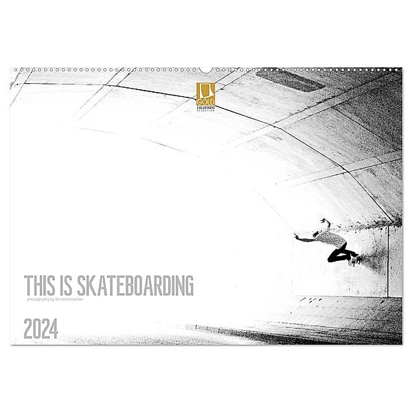 THIS IS SKATEBOARDING 2024 (Wandkalender 2024 DIN A2 quer), CALVENDO Monatskalender, Tim Korbmacher Photography