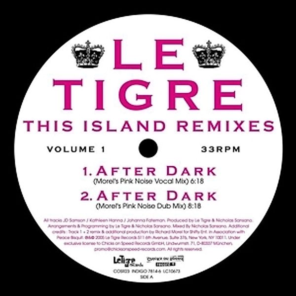 This Island Remixes 1-Craig C./Richard Morel, Le Tigre