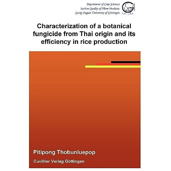 Thobunluepop, P: Characterization of a botanical fungicide f, Pitipong Thobunluepop