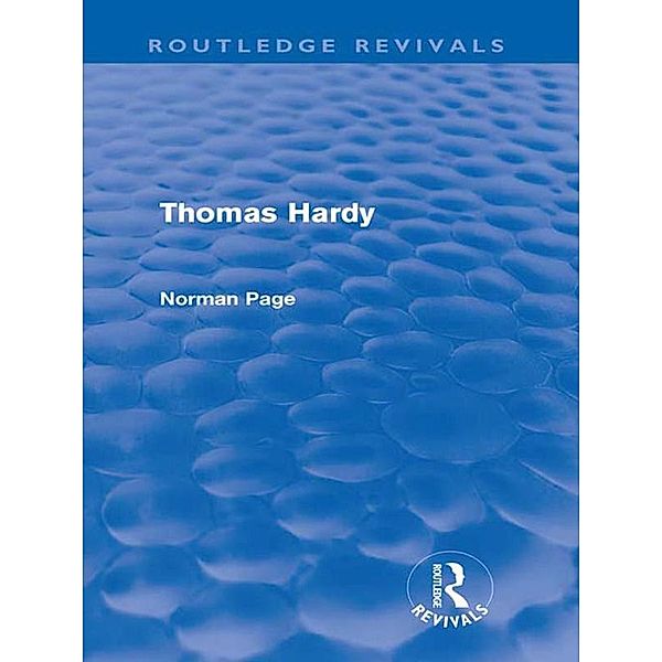 Thomas Hardy (Routledge Revivals), Norman Page