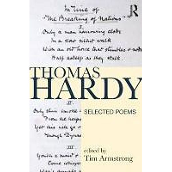 Thomas Hardy: Selected Poems, Thomas Hardy