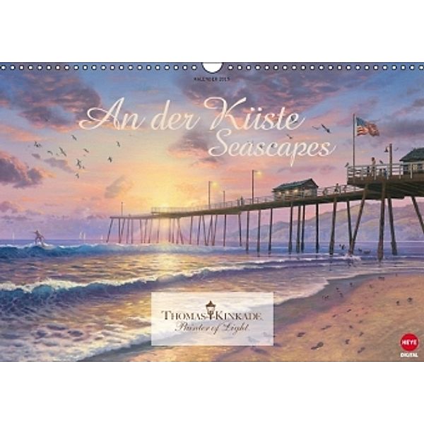 Thomas Kinkade: An der Küste (Wandkalender 2015 DIN A3 quer), Thomas Kinkade