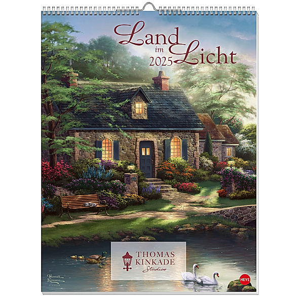 Thomas Kinkade: Land im Licht Kalender 2025, Thomas Kinkade