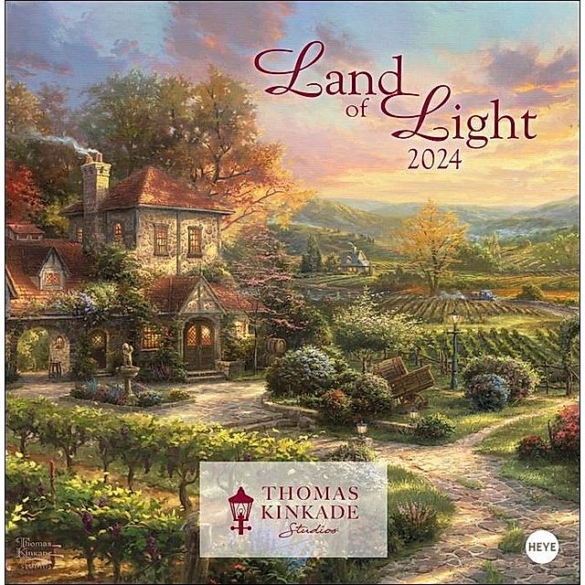 Thomas Kinkade: Land of Light Broschurkalender 2024 - Kalender bestellen