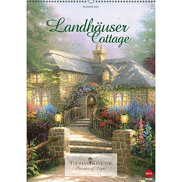 Thomas Kinkade: Landhäuser (Wandkalender 2014 DIN A3 hoch), Thomas Kinkade