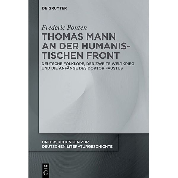 Thomas Mann an der Humanistischen Front, Frederic Ponten