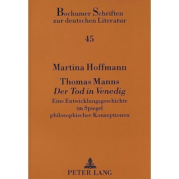 Thomas Manns Der Tod in Venedig, Martina Hoffmann