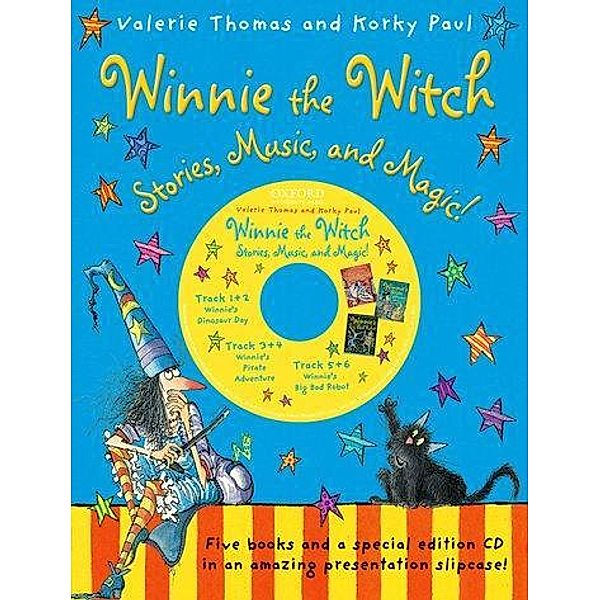 Thomas: Winnie Witch/Stories, Music and Magic!/5 Bde. + CD, Valerie Thomas