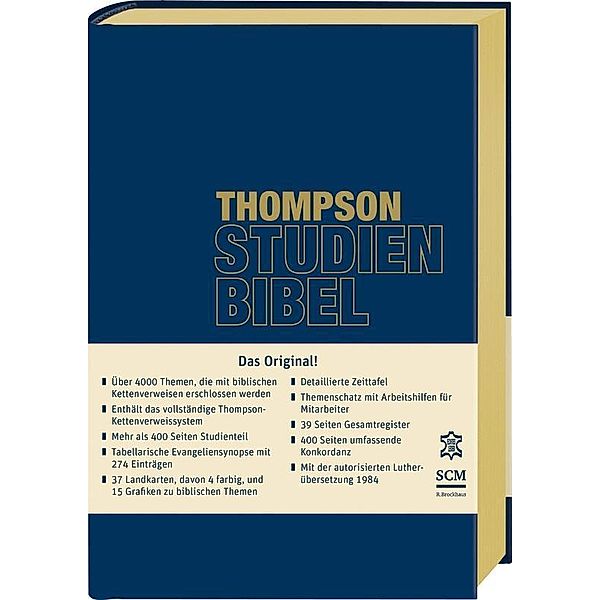 Thompson Studienbibel - Leder, Goldschnitt