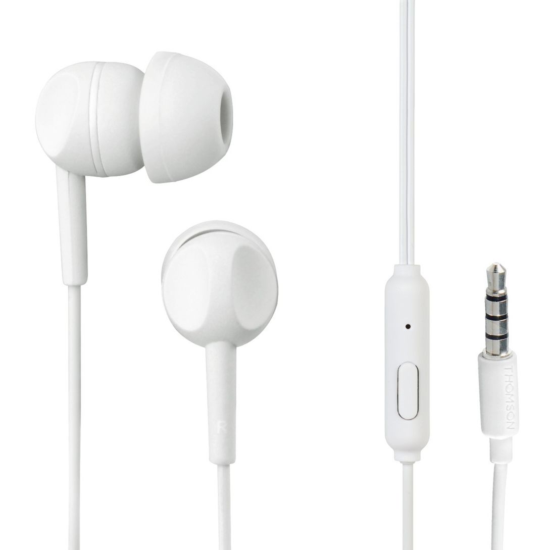 Thomson EAR3005W Kopfhörer, In-Ear, Mikrofon, Weiß | Weltbild.at