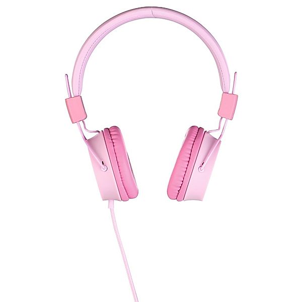 Thomson HED8100P Kinderkopfhörer, On-Ear, mit Kabel, Lautstärkebegrenzung, Rosa