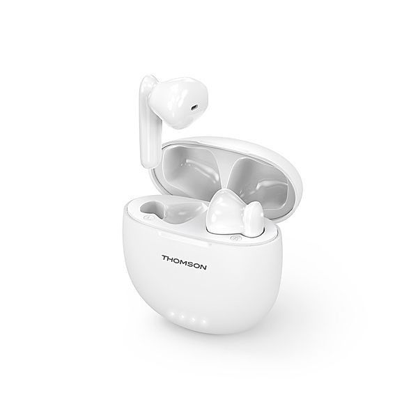 Thomson WEAR77032W Bluetooth®-Kopfhörer, Earbuds, TWS, Mikrofon, Weiss