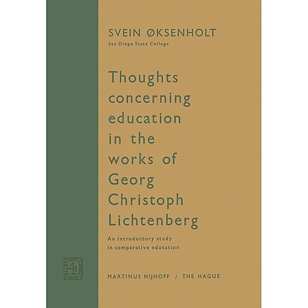 Thoughts Concerning Education in the Works of Georg Christoph Lichtenberg, Svein Oksenholt