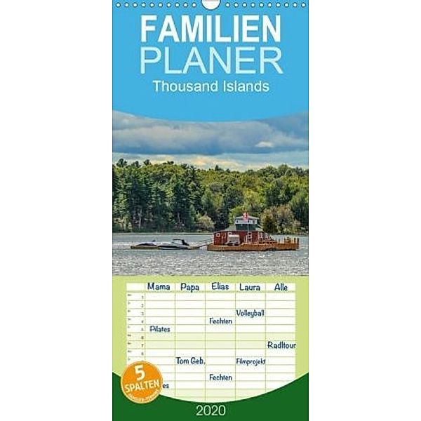 Thousand Islands 2020 - Familienplaner hoch (Wandkalender 2020 , 21 cm x 45 cm, hoch), Markus FROBEEN