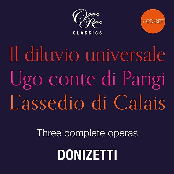 Three Complete Operas, Giuliano Carella, Alun Francis, David Parry, Lpo, Pol