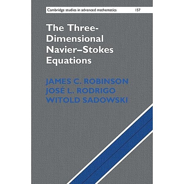 Three-Dimensional Navier-Stokes Equations / Cambridge Studies in Advanced Mathematics, James C. Robinson
