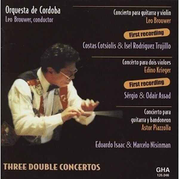 Three Double Concertos, Costa Cotsiolis, Sergio & Odair Assad, Isaac, Orqu