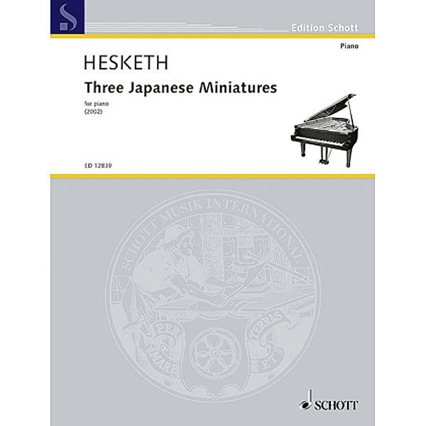 Three Japanese Miniatures, Klavier, Three Japanese Miniatures