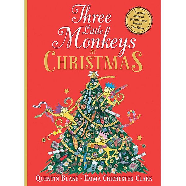 Three Little Monkeys at Christmas, Quentin Blake