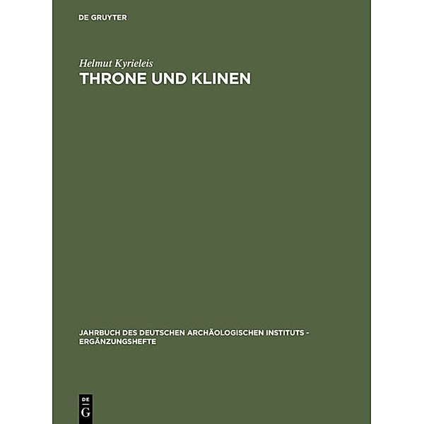 Throne und Klinen, Helmut Kyrieleis
