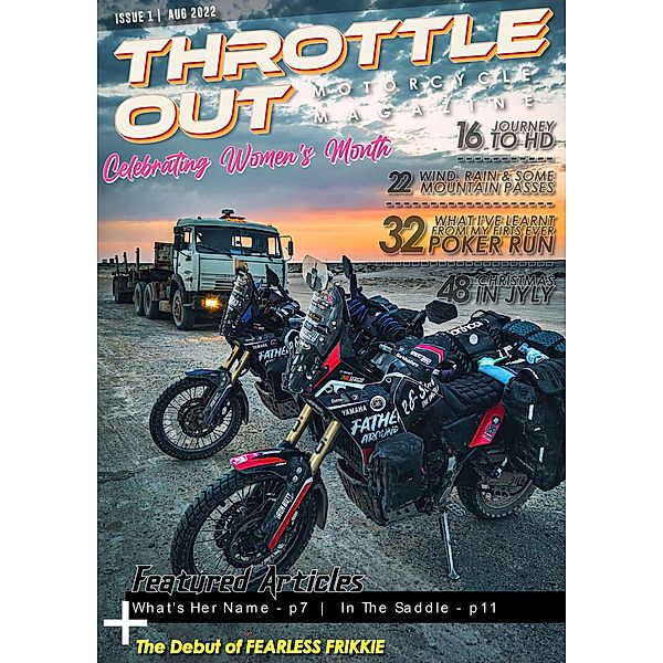 Throttle Out Motorcycle Magazine - August 2022, Daniel Maritz