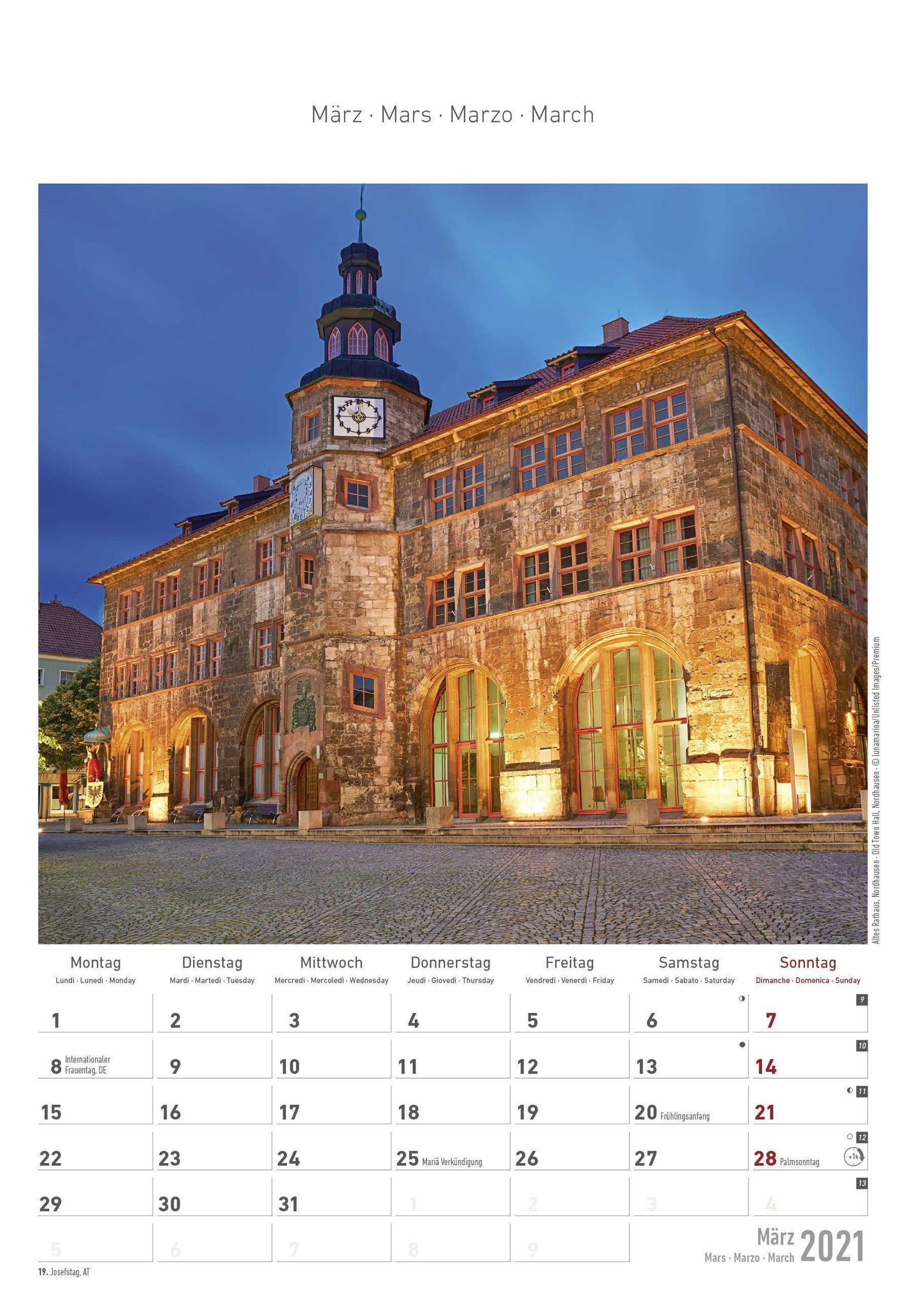 Thüringen 2021 - Kalender jetzt günstig bei Weltbild.de bestellen