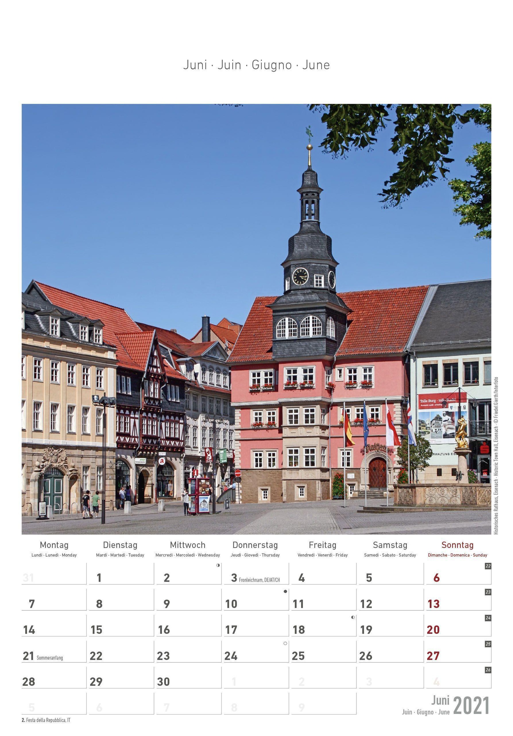 Thüringen 2021 - Kalender jetzt günstig bei Weltbild.de ...