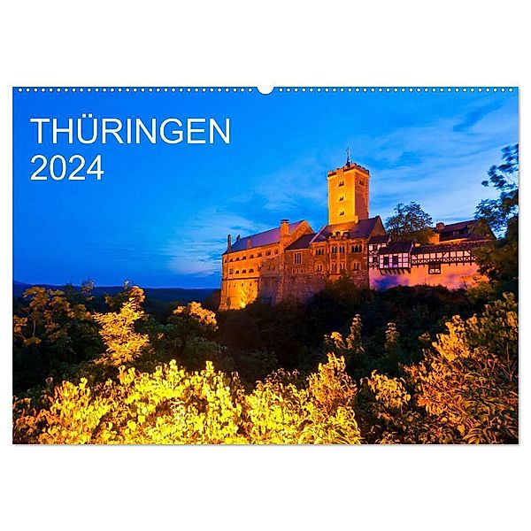 THÜRINGEN 2024 (Wandkalender 2024 DIN A2 quer), CALVENDO Monatskalender, Werner Dieterich