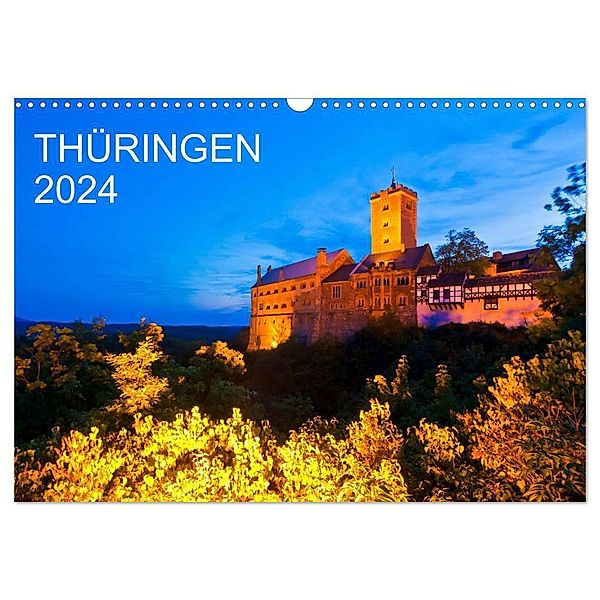 THÜRINGEN 2024 (Wandkalender 2024 DIN A3 quer), CALVENDO Monatskalender, Werner Dieterich