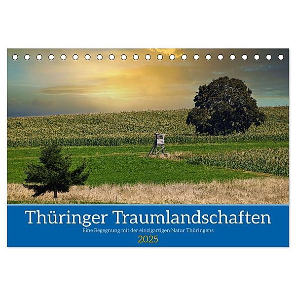 Thüringer Traumlandschaften (Tischkalender 2025 DIN A5 quer), CALVENDO Monatskalender, Calvendo, Torsten Irmer