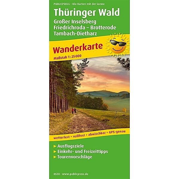Thüringer Wald, Grosser Inselsberg - Friedrichroda - Brotterode - Tambach-Dietharz