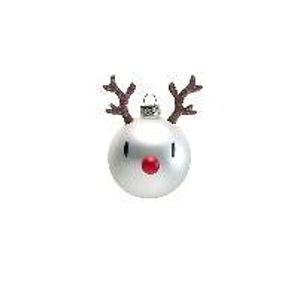 Thunder Christmas Ornament - White