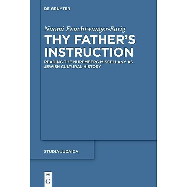 Thy Father's Instruction / Rethinking Diaspora Bd.2, Naomi Feuchtwanger-Sarig