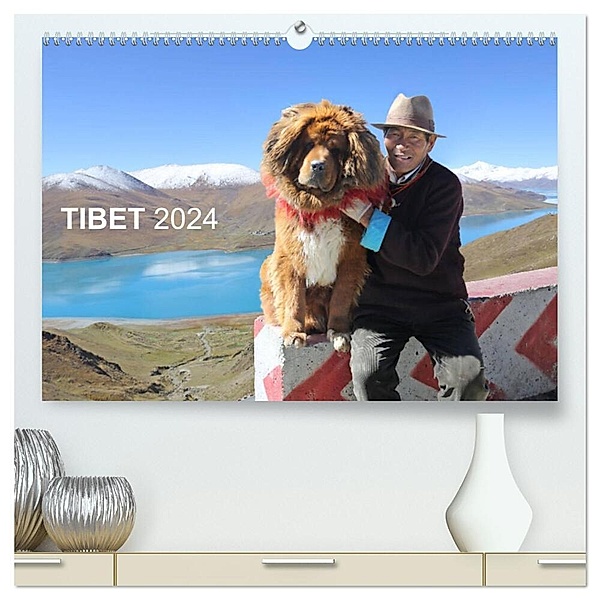 Tibet 2024 (hochwertiger Premium Wandkalender 2024 DIN A2 quer), Kunstdruck in Hochglanz, Fotodesign Antje Neßler