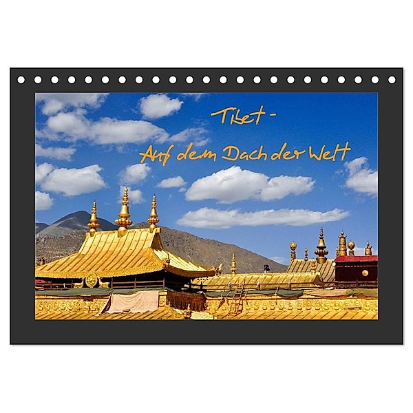 Tibet - Auf dem Dach der Welt (Tischkalender 2024 DIN A5 quer), CALVENDO Monatskalender, Pia Thauwald