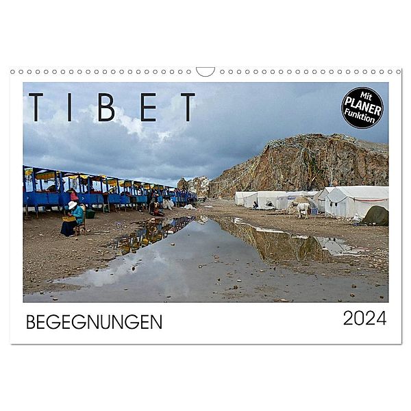 Tibet - Begegnungen (Wandkalender 2024 DIN A3 quer), CALVENDO Monatskalender, Gabriele Rechberger