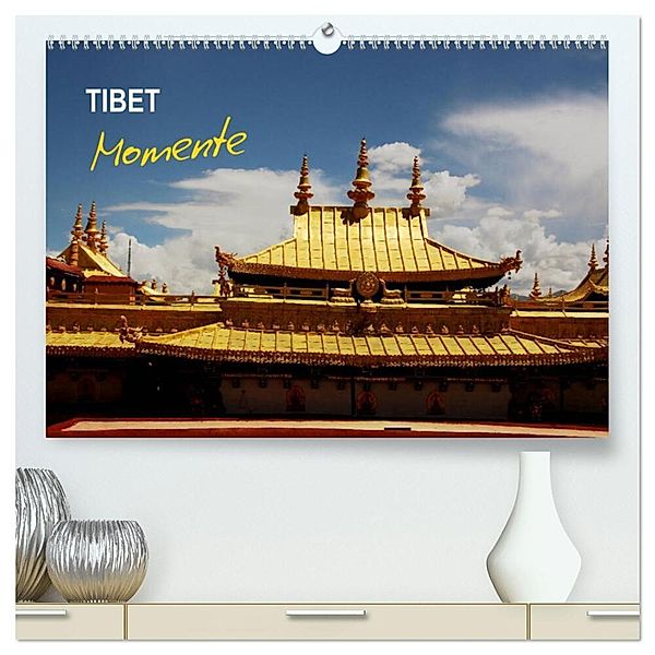 Tibet Momente (hochwertiger Premium Wandkalender 2024 DIN A2 quer), Kunstdruck in Hochglanz, Armin Joecks