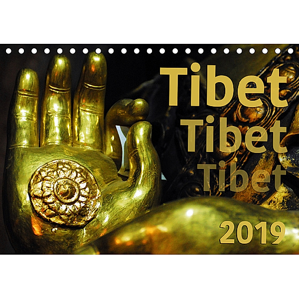 Tibet - Tibet - Tibet 2019 (Tischkalender 2019 DIN A5 quer), Manfred Bergermann