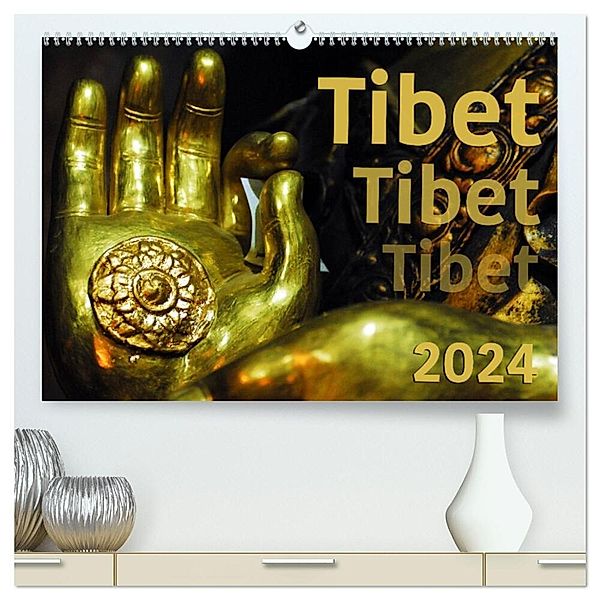 Tibet - Tibet - Tibet 2024 (hochwertiger Premium Wandkalender 2024 DIN A2 quer), Kunstdruck in Hochglanz, Manfred Bergermann