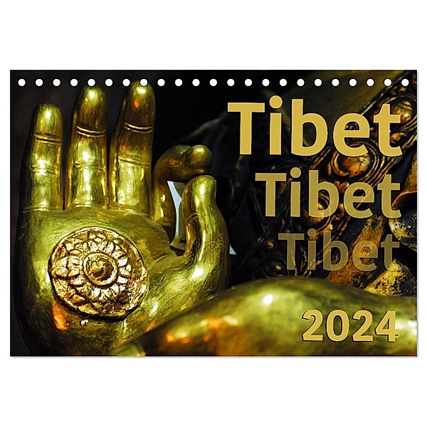 Tibet - Tibet - Tibet 2024 (Tischkalender 2024 DIN A5 quer), CALVENDO Monatskalender, Manfred Bergermann