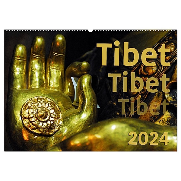 Tibet - Tibet - Tibet 2024 (Wandkalender 2024 DIN A2 quer), CALVENDO Monatskalender, Manfred Bergermann