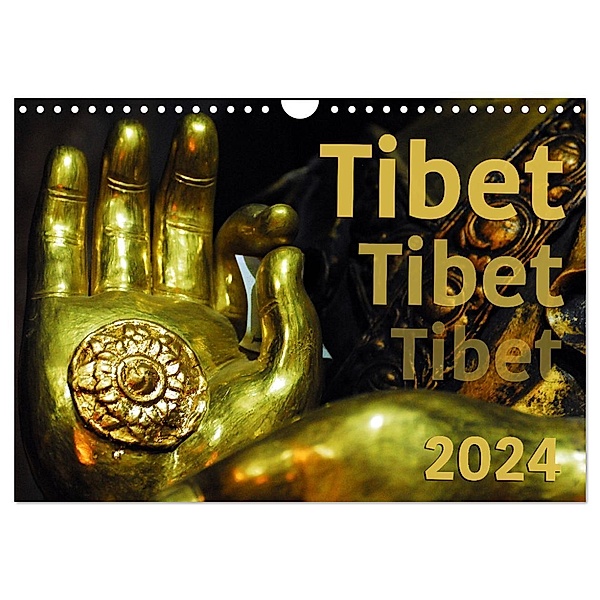Tibet - Tibet - Tibet 2024 (Wandkalender 2024 DIN A4 quer), CALVENDO Monatskalender, Manfred Bergermann