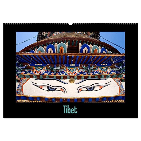 Tibet (Wandkalender 2024 DIN A2 quer), CALVENDO Monatskalender, Katja ledieS